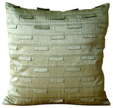 Brown Ocean - Brown Art Silk Decorative Euro Sham