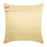 Tea Party - Brown Faux Leather Throw Pillow Cover