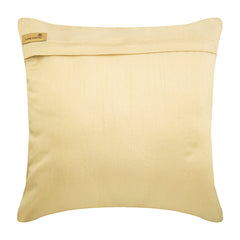 Tea Party - Brown Faux Leather Throw Pillow Cover