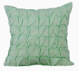 Tender Mint - Pastel Green Cotton Linen Decorative Euro Sham