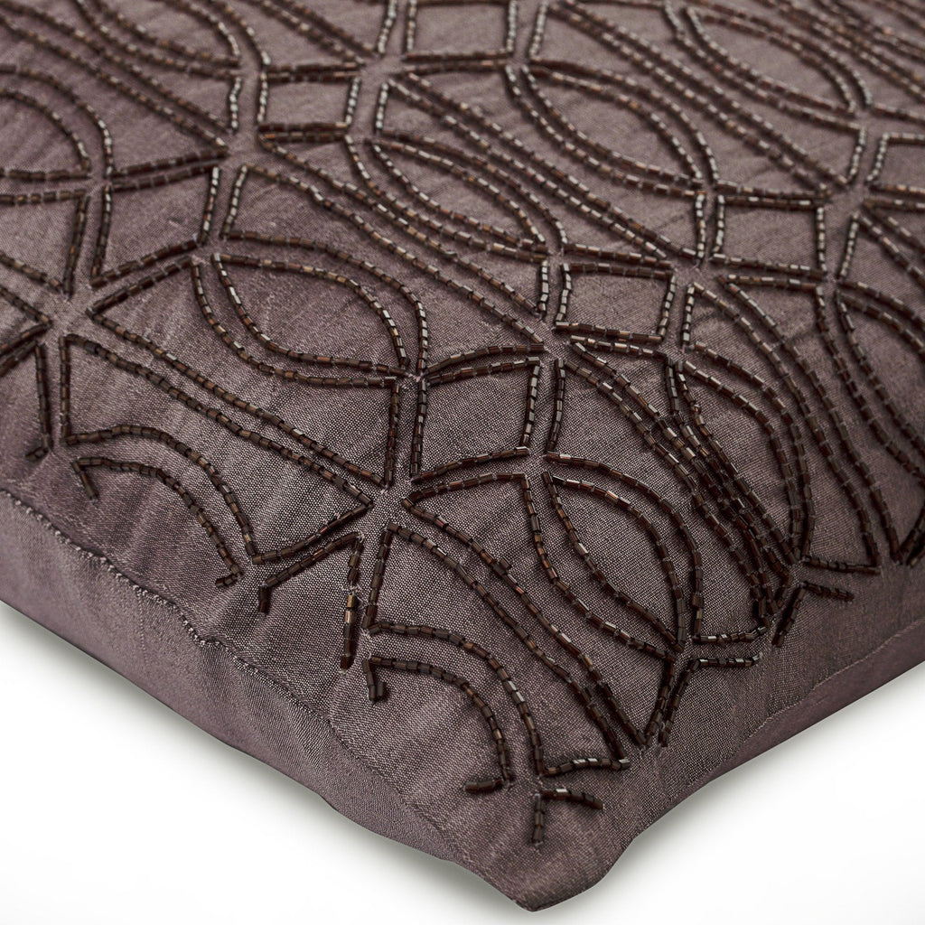 The Class Effect - Light Plum Art Silk Decorative Euro Sham