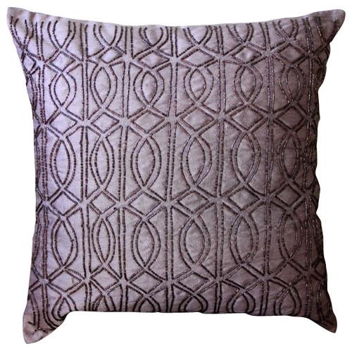 The Class Effect - Light Plum Art Silk Decorative Euro Sham