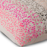 The Faraway Land - Pink Art Silk Throw Pillow Cover