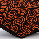 Tibetain Monk Lattice Trellis Throw Pillow Cover