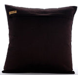 Tibetain Monk Brown Silk Throw Pillow Cover