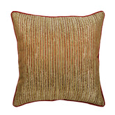 Toasted Coral Gold Pillow Cover