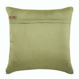 Tree Of Life - Green Art Silk Throw Pillow Cover