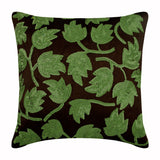 Tulipomania - Royal Blue Art Silk Throw Pillow Cover