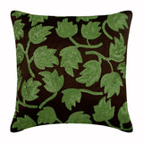 Tulip Twirl - Pink Art Silk Throw Pillow Cover