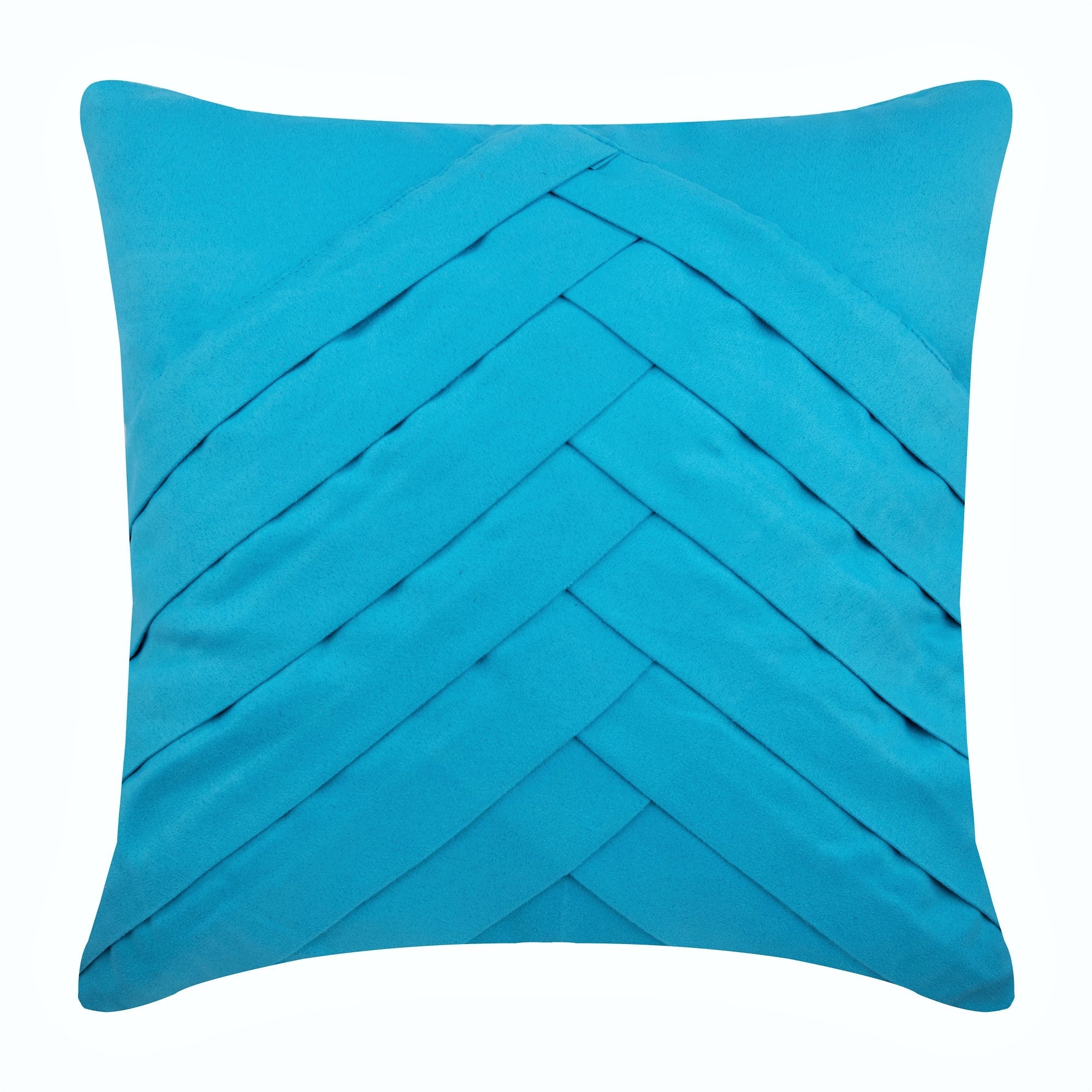 Turquoise Blue No Limits No Lines Pillow Cover