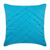 Turquoise Blue No Limits No Lines Pillow Cover