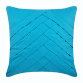 Turquoise Blue No Limits No Lines Euro Sham