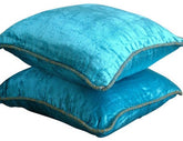 Turquoise Shimmer Decorative Euro Sham