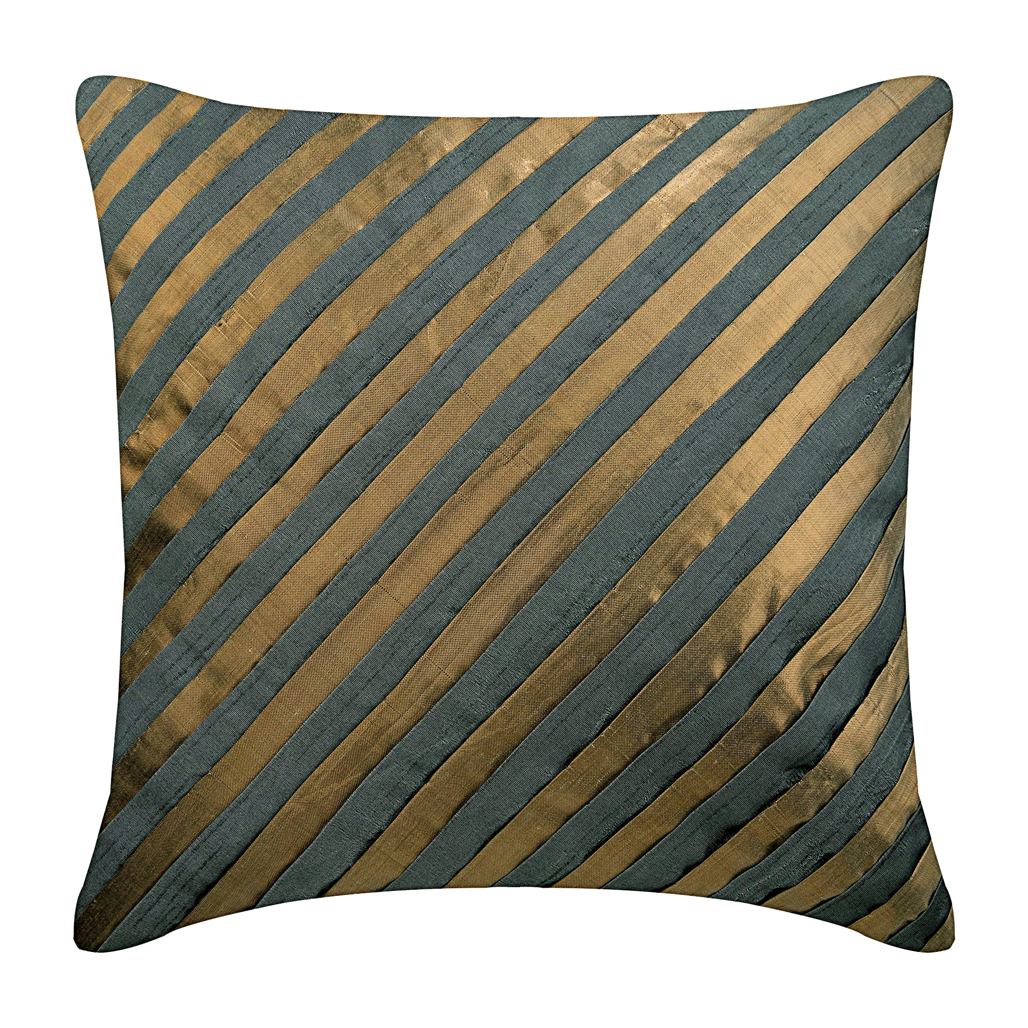 Unfolding Grey Copper Pillow Cover
