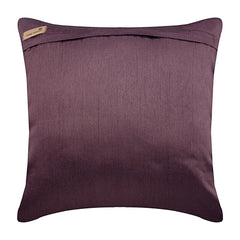 Unfolding Purple Copper - Purple Art Silk Decorative Euro Sham