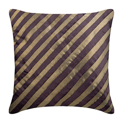 Unfolding Grey Copper - Gray Art Silk Decorative Euro Sham