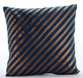 Unfolding Teal Copper Euro Sham