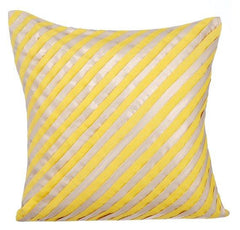 Unfolding Yellow Euro Sham