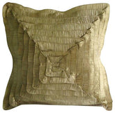 Vintage Gold Frills Euro Sham