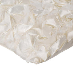 Vintage Heaven - Ivory Satin Decorative Euro Sham