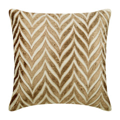 Chevron Fuchsia Glam - Fuchsia Pink Art Silk Throw Pillow Cover