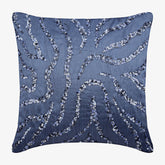 Whirlpool - Midnight Blue Taffeta Decorative Euro Sham