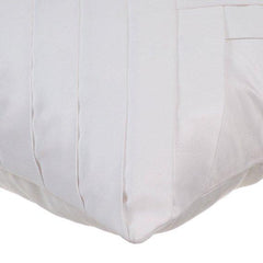 White No Limits No Lines - White Suede Decorative Euro Sham