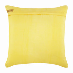 Yellow Flavor - Yellow Art Silk Throw Pillow Cover