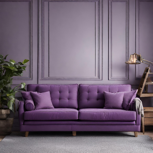 Unveiling Winter's Elegance: Purple Soft Home Furnishings and Seasonal Decor Trends
