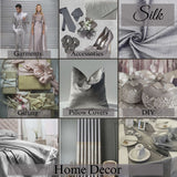 Champagne Brown Art Silk / Faux Silk Fabric By The Metre