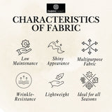 Light Pink (Crushed) Art Silk / Faux Silk Fabric By The Metre