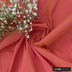 Pink & Yellow Art Silk/Faux Silk Fabric by the Metre, 1 Metre Pink Silk Fabric