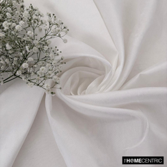 White Art Silk / Faux Silk Fabric By The Metre