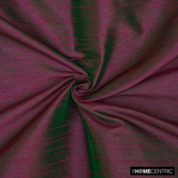 Fuchsia And Green Faux Silk Fabric By The Metre, 42 inches Fuchsia And Green Silk Fabric