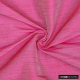 Light Fuchsia Pink Faux Silk Fabric By The Metre