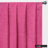 Light Fuchsia Pink Art Silk / Faux Silk Fabric By The Metre