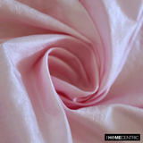 Soft Pink Art Silk / Faux Silk Fabric By The Metre