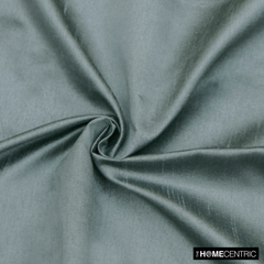Smokey Green Faux Silk Fabric By The Metre