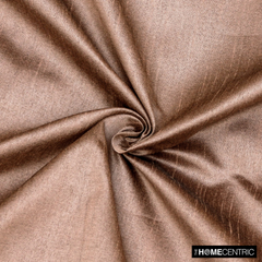 Copper Faux Silk Fabric By The Metre