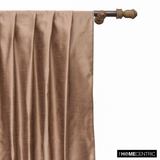 Copper Art Silk / Faux Silk Fabric By The Metre