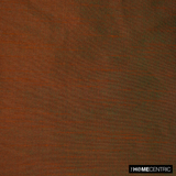 Rust And Green Art Silk / Faux Silk Fabric By The Metre