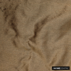 Medium Brown Art Silk / Faux Silk Fabric By The Metre