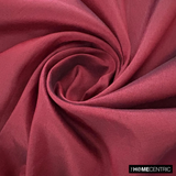 Deep Red Art Silk / Faux Silk Fabric By The Metre