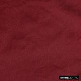 Deep Red Art Silk / Faux Silk Fabric By The Metre