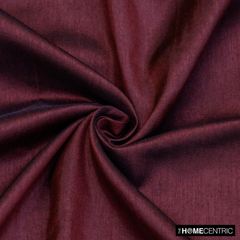Dark Maroon Faux Silk Fabric By The Metre