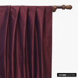 Dark Maroon Art Silk / Faux Silk Fabric By The Metre