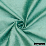 Capri Sea Green Faux Silk Fabric By The Metre