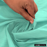 Capri Sea Green Art Silk / Faux Silk Fabric By The Metre