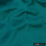 Peacock Blueish Green Art Silk / Faux Silk Fabric By The Metre