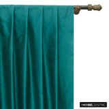 Peacock Blueish Green Art Silk / Faux Silk Fabric By The Metre